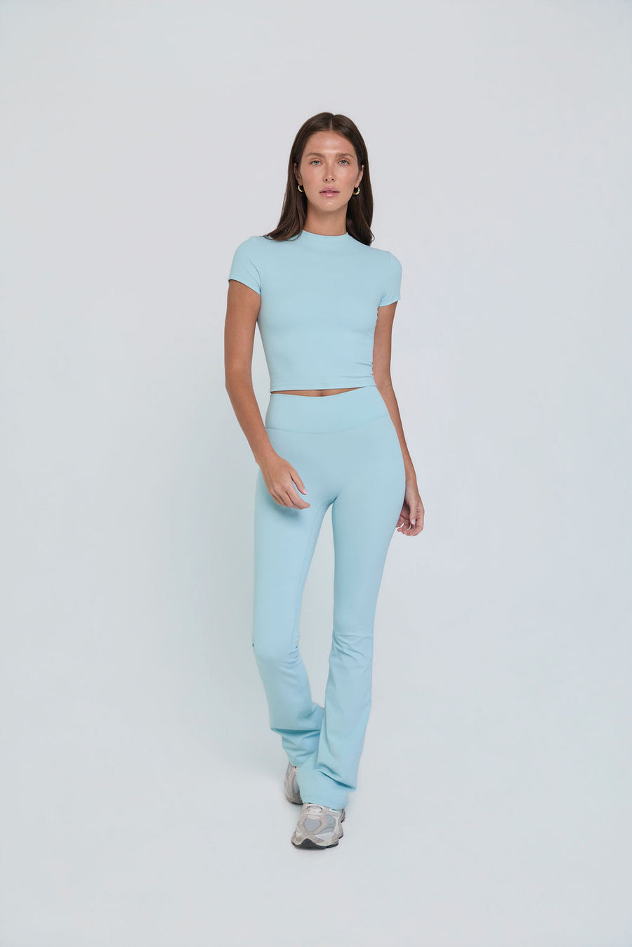 Sculpt Micro Flare Legging - Ice Blue